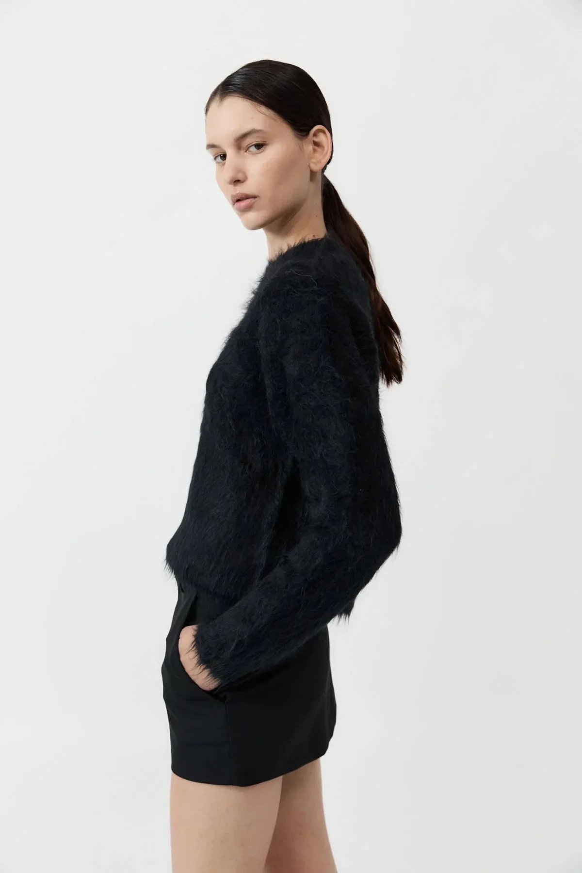 Alpaca Sweater | Black