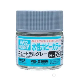 Aqueous - H53 Semi-Gloss Neutral Gray (Usaf/Army Aircraft)
