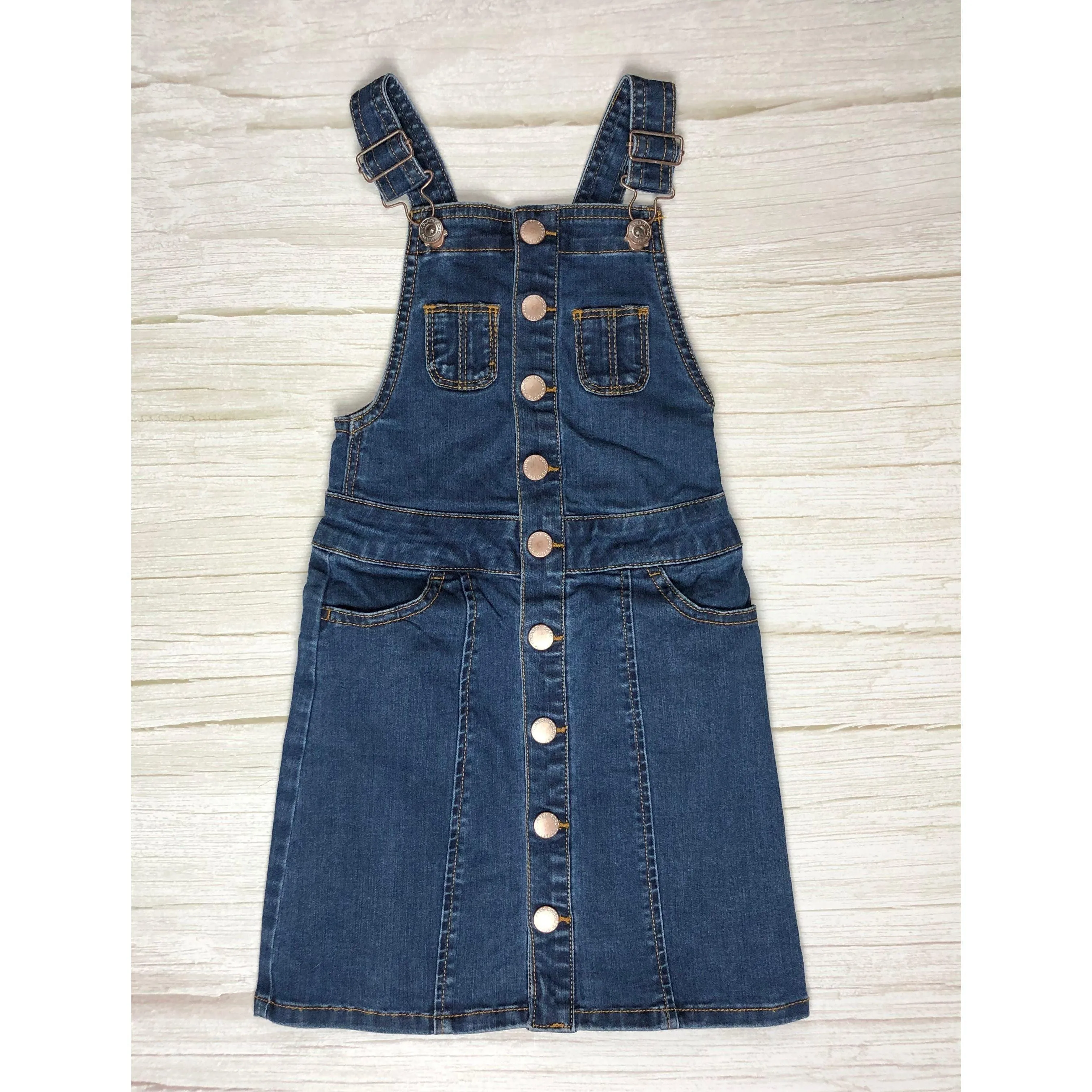 Country Road Girls Denim Pinni Dress -Size 4