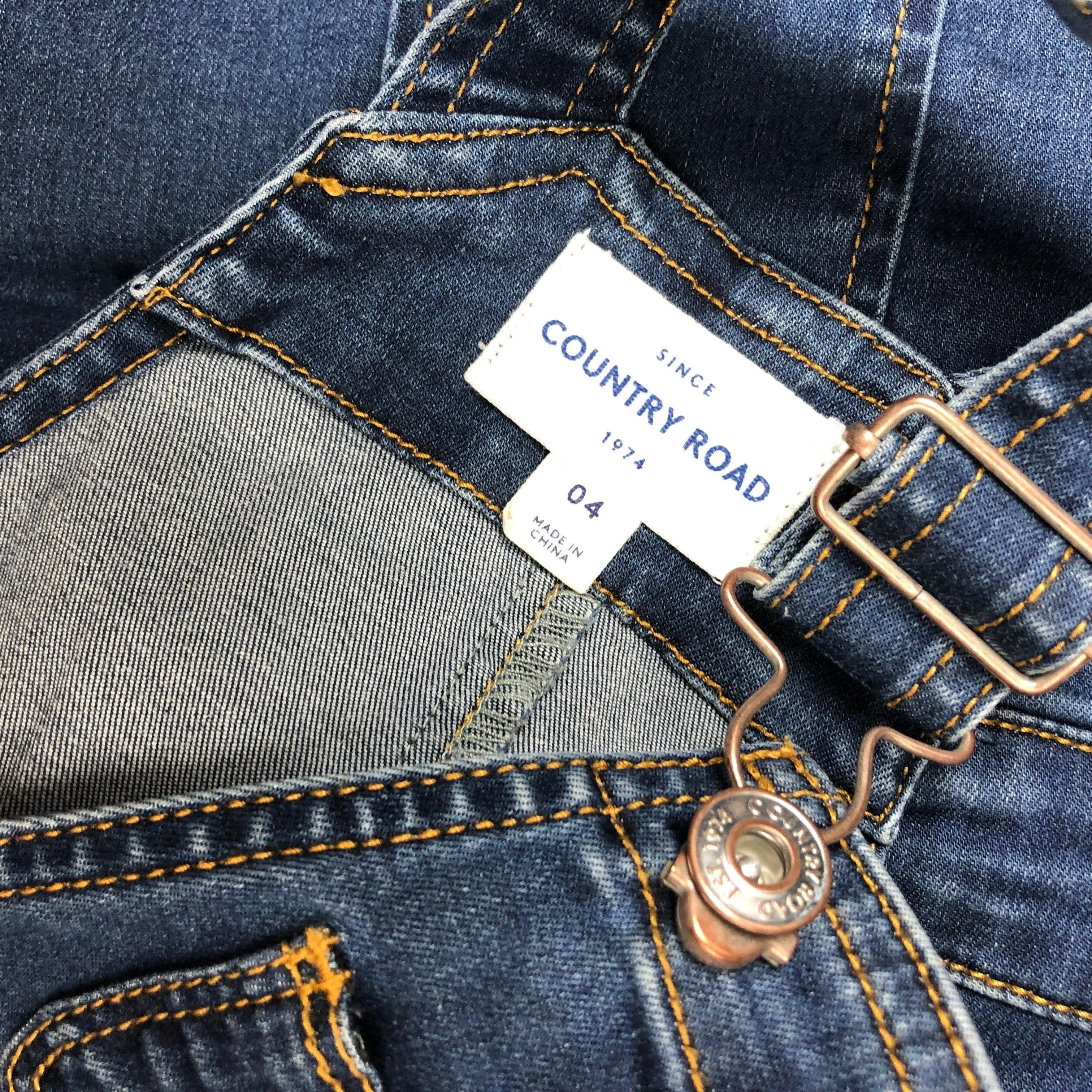 Country Road Girls Denim Pinni Dress -Size 4