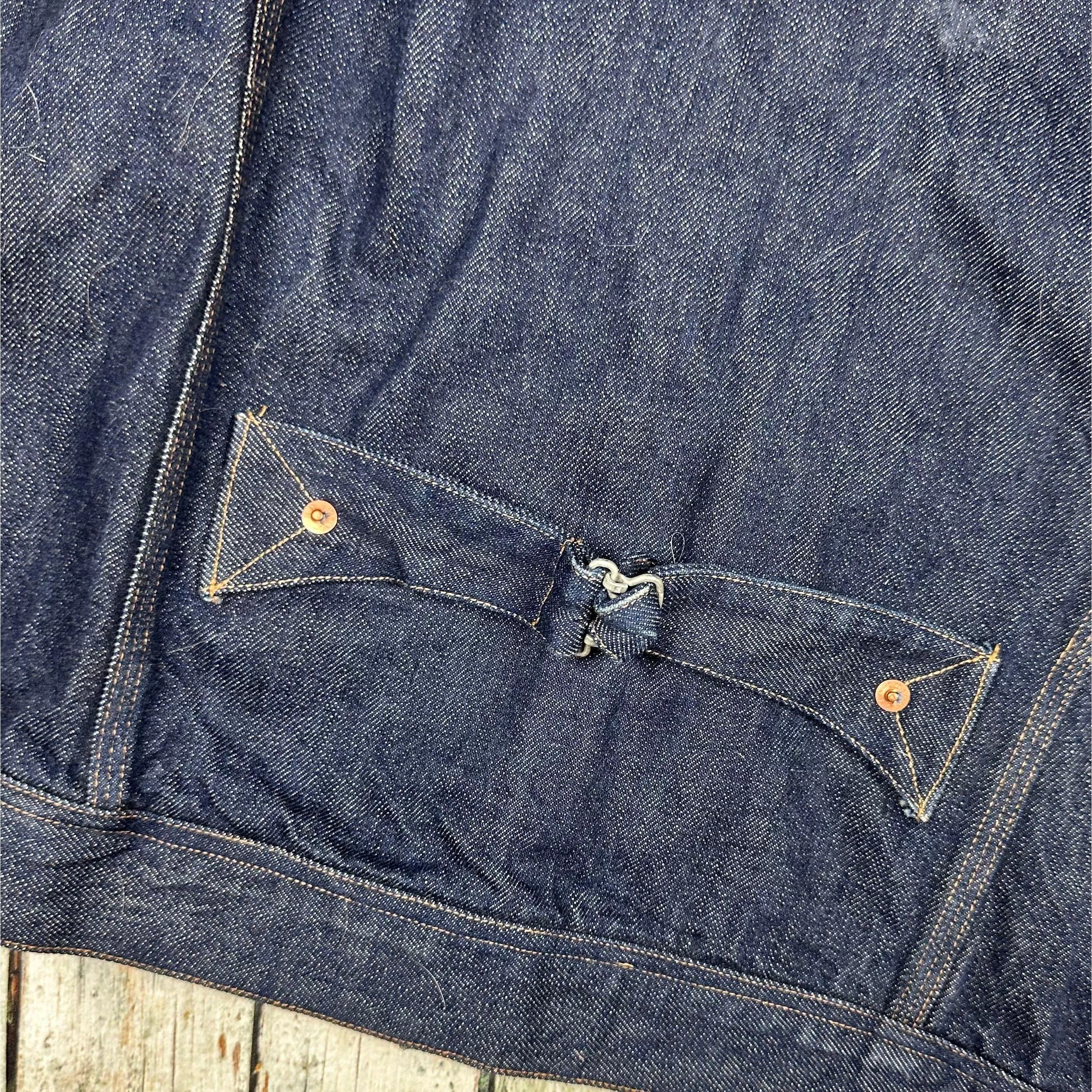 Covernat Classic Type 1 Mens Selvedge Denim Jacket - Size M