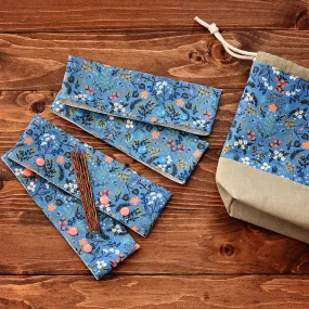 DPN Cozy in Blue Floral by Rifle Paper Co.