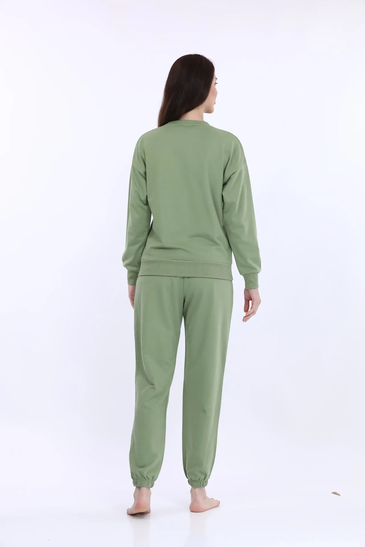 Fleece Winter Green Co-ord Set
