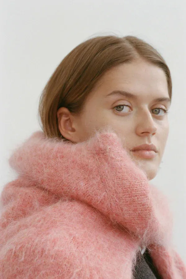 Friends With Frank Emme Cardigan in Pink