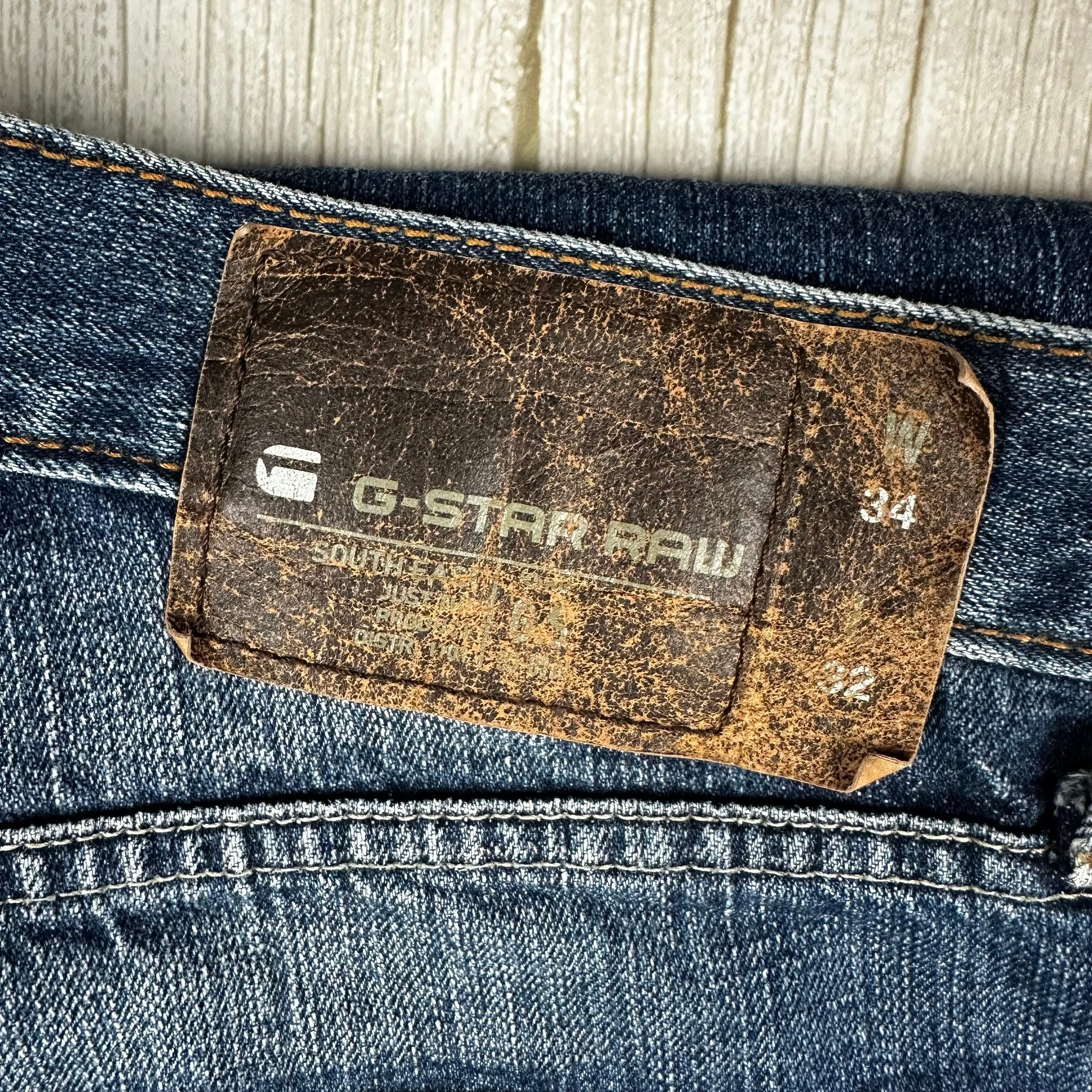 G Star RAW 'Classic Regular' Jeans -Size 34/32