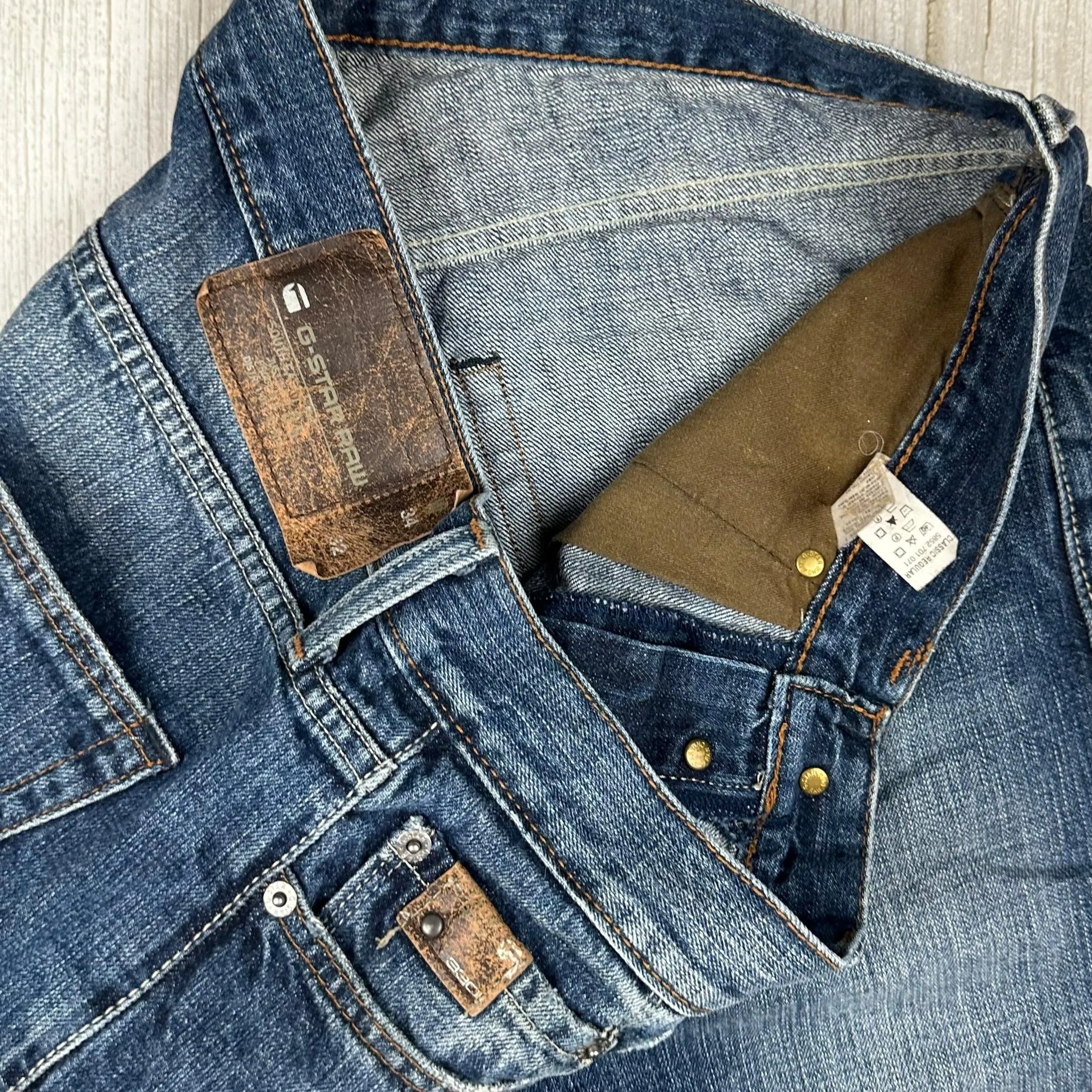 G Star RAW 'Classic Regular' Jeans -Size 34/32