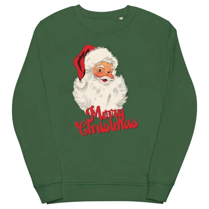 Get Your Ho Ho Ho on with This Retro Santa Holiday Sweatshirt