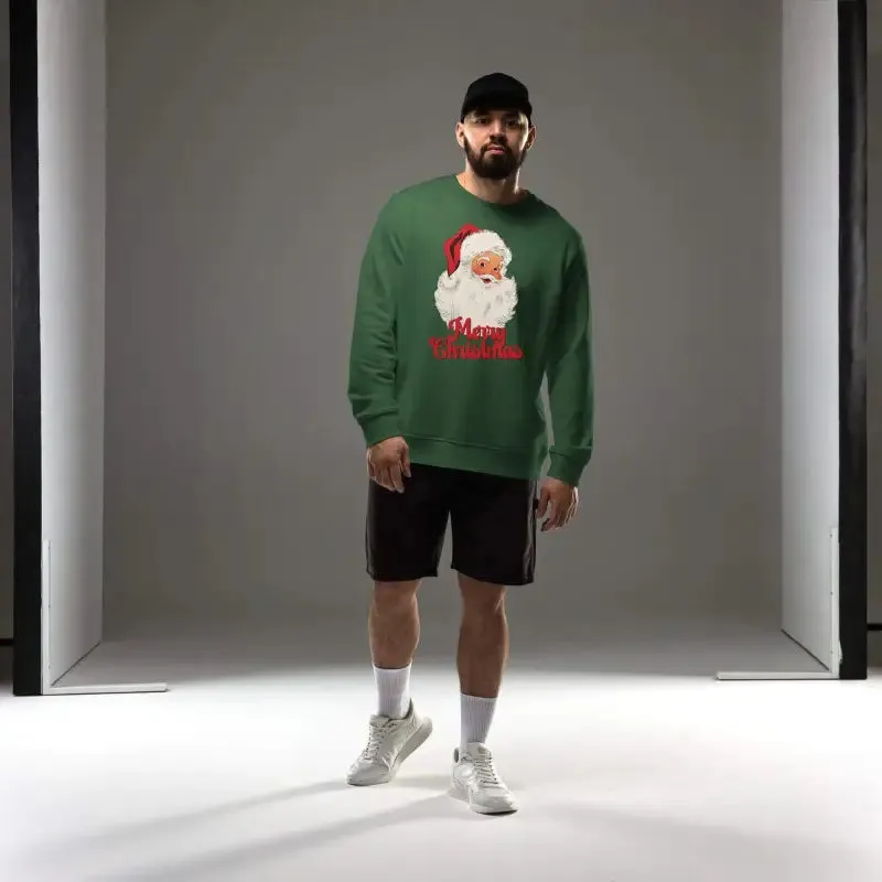 Get Your Ho Ho Ho on with This Retro Santa Holiday Sweatshirt