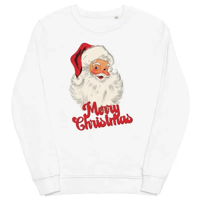 Get Your Ho Ho Ho on with This Retro Santa Holiday Sweatshirt