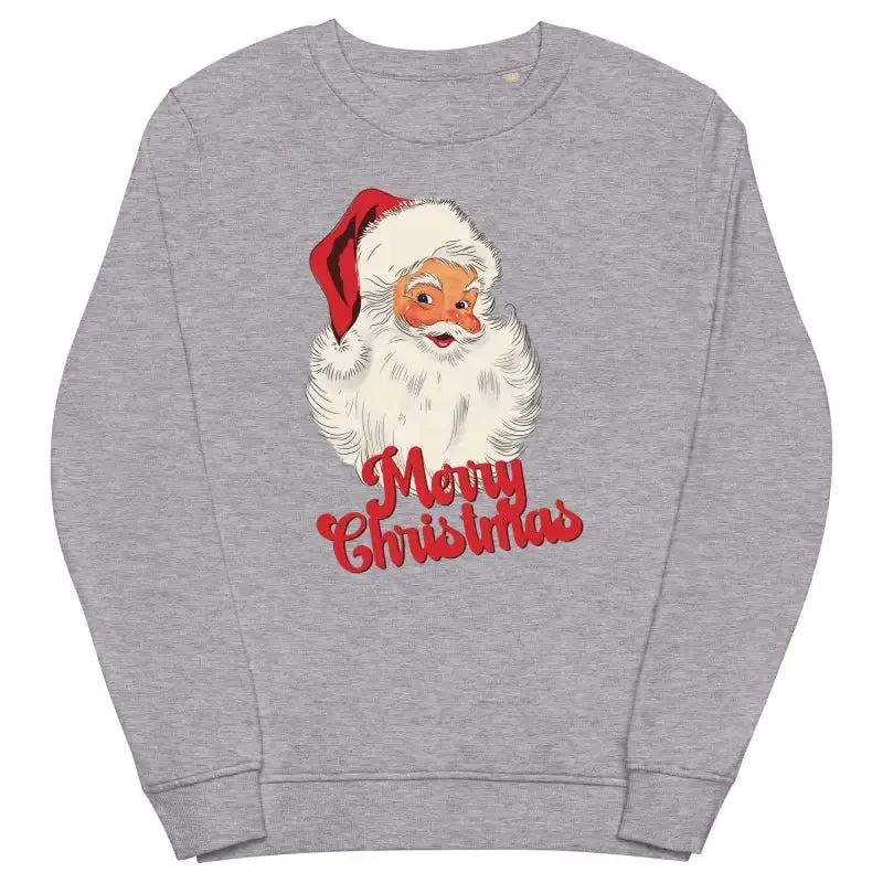 Get Your Ho Ho Ho on with This Retro Santa Holiday Sweatshirt