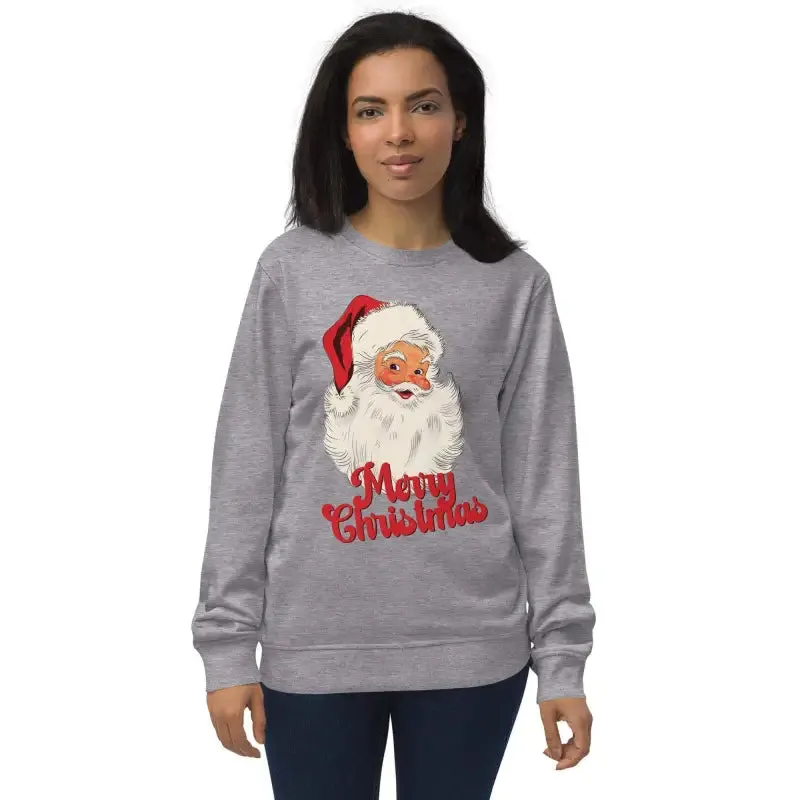 Get Your Ho Ho Ho on with This Retro Santa Holiday Sweatshirt