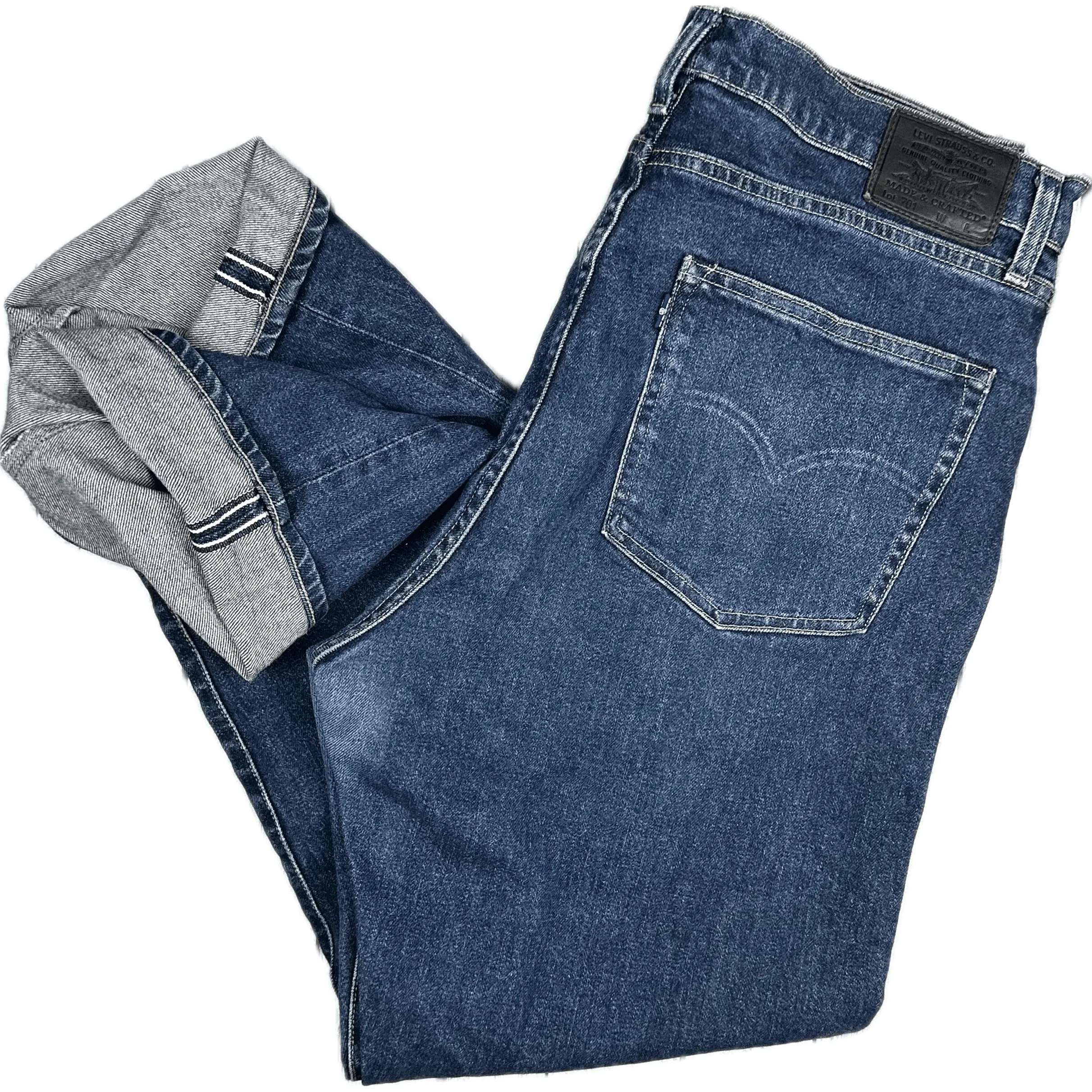 Levis 'Made & Crafted' Japanese Selvedge 710 Denim Jeans- Size 32/32