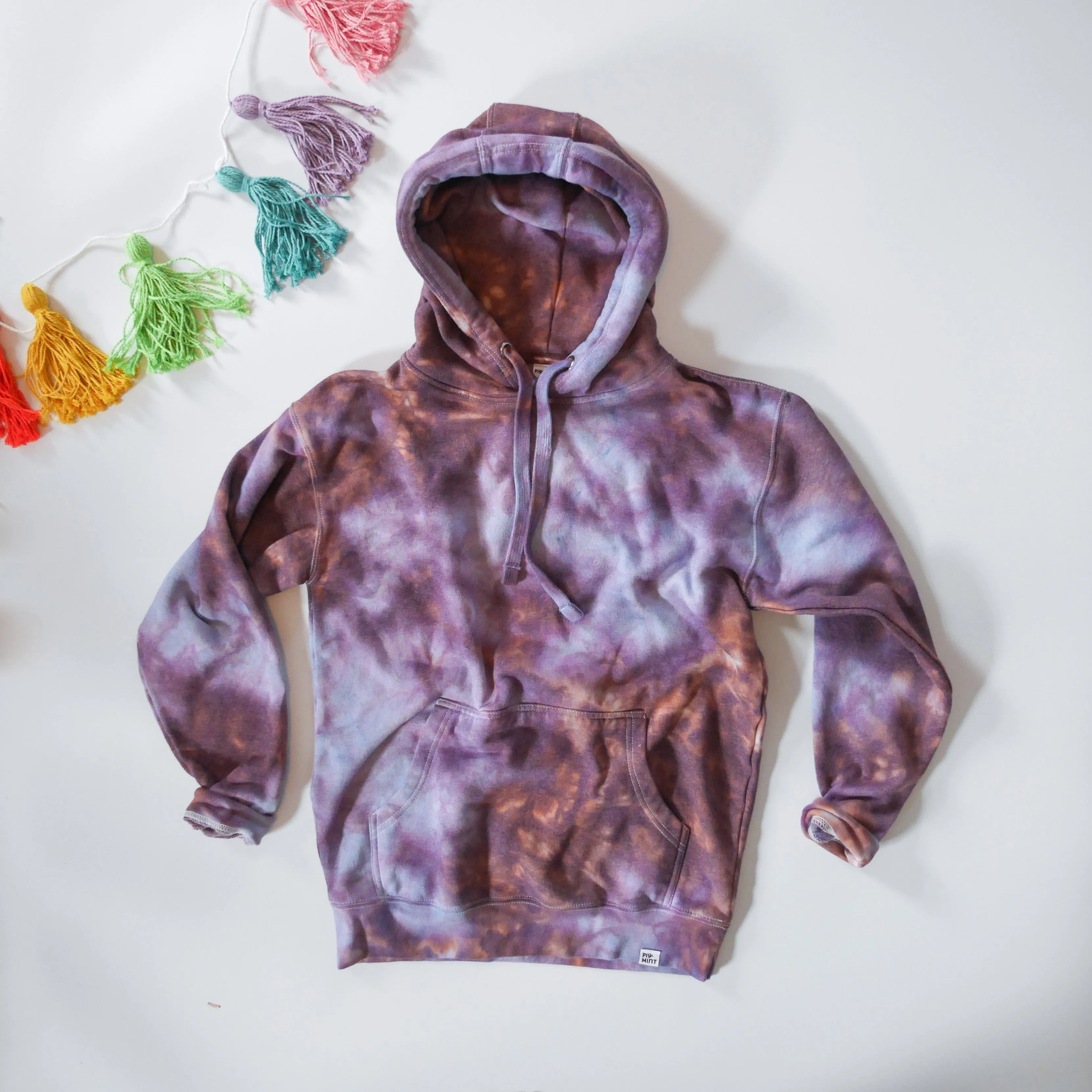 READY TO SHIP Adult Tie-Dye Pullover Hoodie Sweatshirt