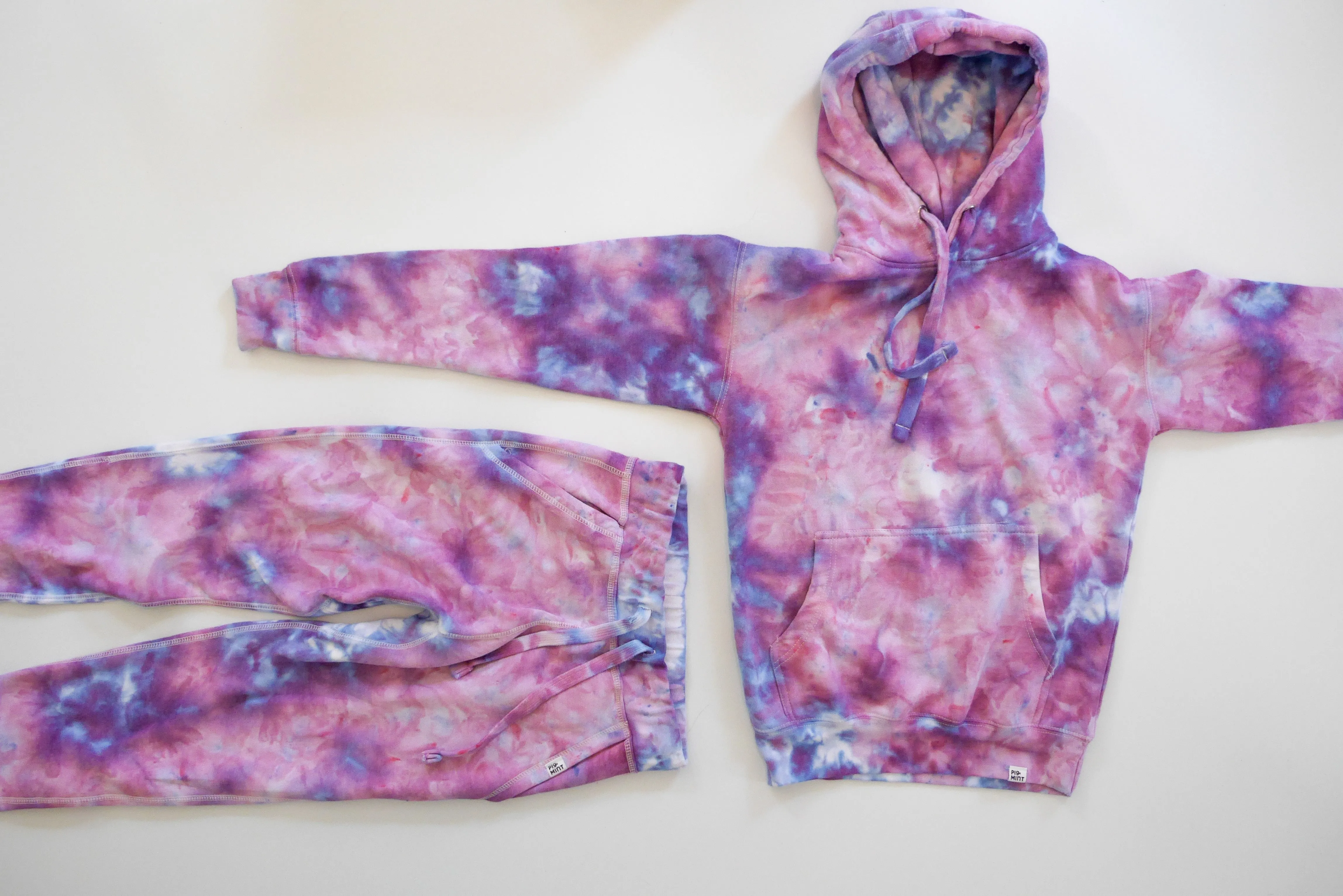 READY TO SHIP Adult Tie-Dye Pullover Hoodie Sweatshirt