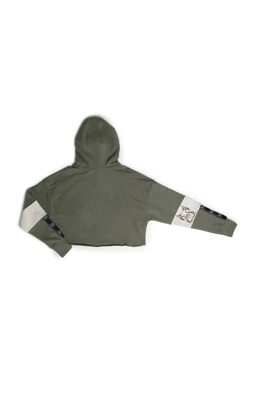 WOMEN'S OLIVE HOODIE