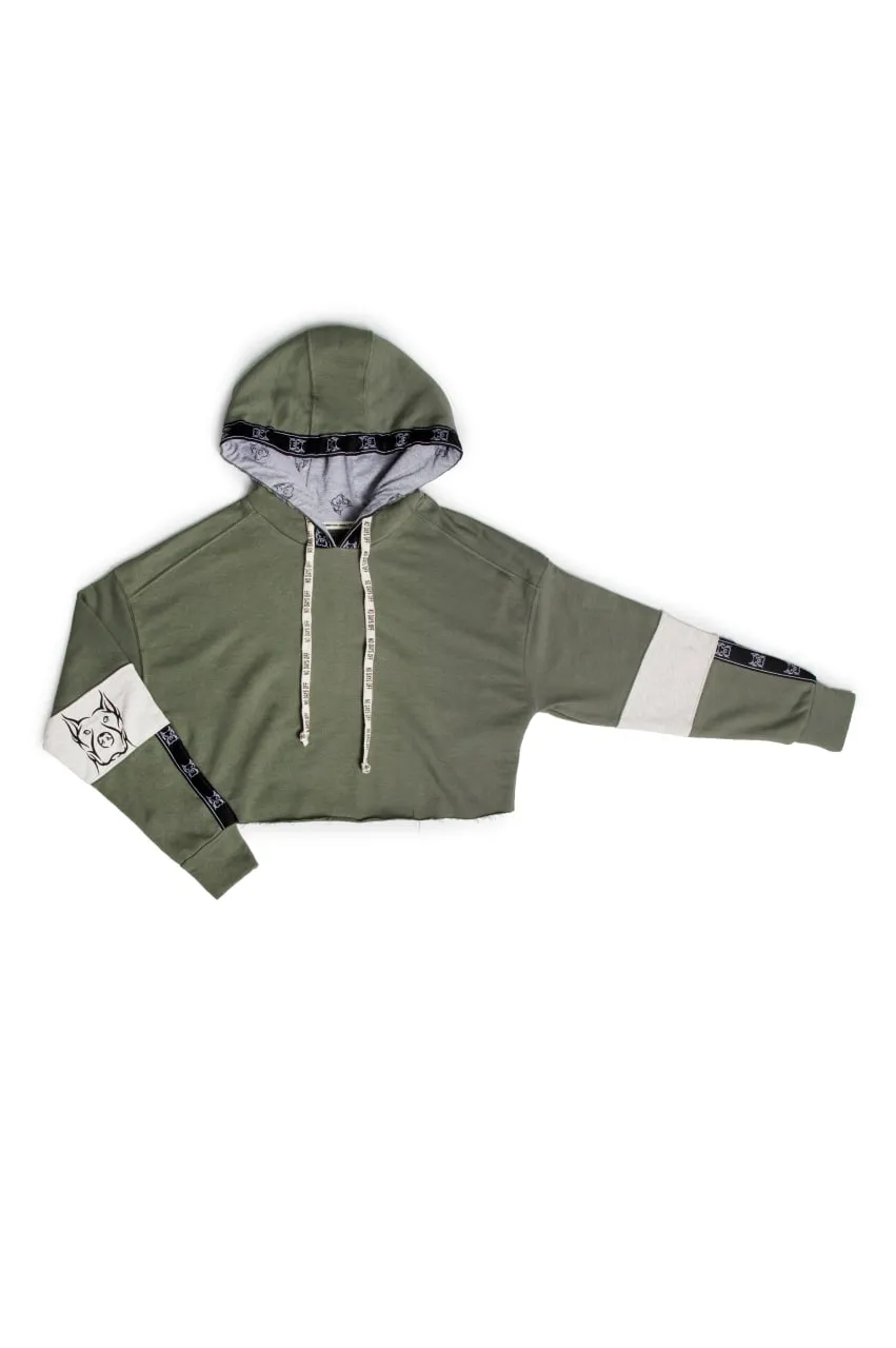 WOMEN'S OLIVE HOODIE